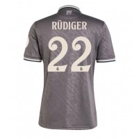 Real Madrid Antonio Rudiger #22 Fotballklær Tredjedrakt 2024-25 Kortermet